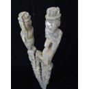 AL186 original AloAlo Grabstele der Mahafaly Gerichtsverhandlung oder Verh&ouml;r 155 cm ca. 1930