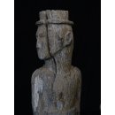 AL186 original AloAlo Grabstele der Mahafaly Gerichtsverhandlung oder Verh&ouml;r 155 cm ca. 1930