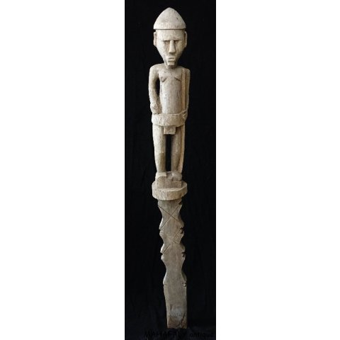AL189 original AloAlo Skulptur der Antandroy Grabw&auml;chter Rinderhirte 120 cm 1960