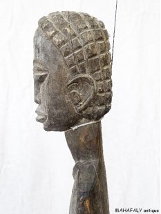 MF192 Langfigur Grabpfosten der Sakalava Zwitterwesen 1970 = 125 cm