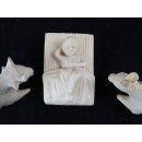 Krippe Europa 11 teilig wei&szlig;es Lianenholz 15 cm = Code O