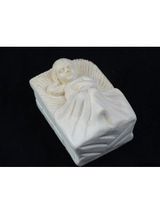 Krippe Europa 11 teilig wei&szlig;es Lianenholz 20 cm = Code U