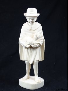 Krippe Europa 11 teilig wei&szlig;es Lianenholz 20 cm =...