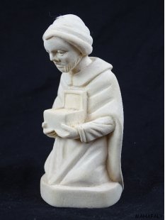 Krippe Europa 11 teilig wei&szlig;es Lianenholz 20 cm = Code U