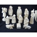 Krippe Europa 11 teilig wei&szlig;es Lianenholz 20 cm = Code U