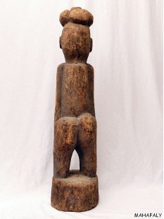 MF210 Skulptur der Antaisaka weibliche W&auml;chterfigur "Locke" 110 cm ca. 1950
