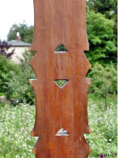 AL192 AloAlo der Bara Ringk&auml;mpfer tr&auml;gt Stammesf&uuml;rst 1980  echt Palisanderholz = 250 cm