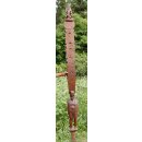 AL192 AloAlo der Bara Ringk&auml;mpfer tr&auml;gt Stammesf&uuml;rst 1980  echt Palisanderholz = 250 cm
