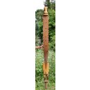 AL192 AloAlo der Bara Ringk&auml;mpfer tr&auml;gt Stammesf&uuml;rst 1980  echt Palisanderholz = 250 cm