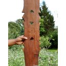 AL192 AloAlo der Bara Ringk&auml;mpfer tr&auml;gt Stammesf&uuml;rst 1980  echt Palisanderholz = 250 cm