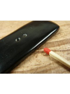 Horn Knopf. BS1105  60 mm schwarz VE 5 St&uuml;ck