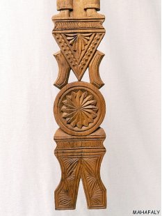 AloAlo Wandrelief  Mann und Zebu echt Palisanderholz = 150 cm Restbest&auml;nde, dann nie wieder lieferbar !