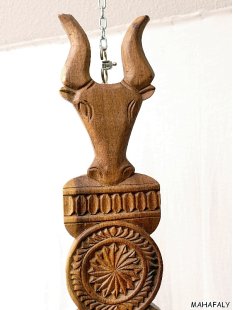 AloAlo Wandrelief  zeitgen&ouml;ssisch, Zebu  echt...