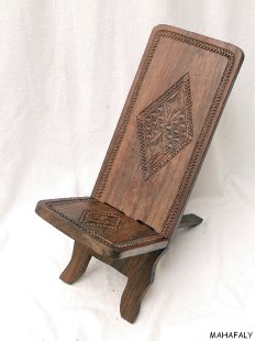 Steckstuhl aus Palisanderholz Madagaskar 60 cm...