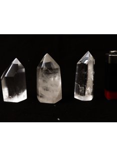 BKLOT.01= 17 St. Bergkristall Prismen 1A Qualit&auml;t mit verschiedenen Einschl&uuml;ssen 40 - 80 mm lang LOT = 1 kg