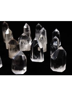 BKLOT.01= 17 St. Bergkristall Prismen 1A Qualit&auml;t mit verschiedenen Einschl&uuml;ssen 40 - 80 mm lang LOT = 1 kg