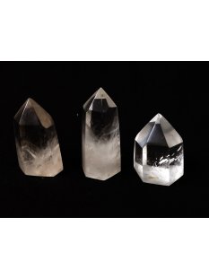 BKLOT.01= 17 St. Bergkristall Prismen 1A Qualit&auml;t mit verschiedenen Einschl&uuml;ssen 40 - 80 mm lang LOT = 1 kg