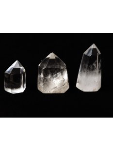 BKLOT.01= 17 St. Bergkristall Prismen 1A Qualit&auml;t mit verschiedenen Einschl&uuml;ssen 40 - 80 mm lang LOT = 1 kg