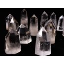 BKLOT.01= 17 St. Bergkristall Prismen 1A Qualit&auml;t mit verschiedenen Einschl&uuml;ssen 40 - 80 mm lang LOT = 1 kg