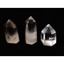 BKLOT.01= 17 St. Bergkristall Prismen 1A Qualit&auml;t mit verschiedenen Einschl&uuml;ssen 40 - 80 mm lang LOT = 1 kg