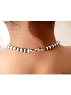 Horn/ Knochenkette Kafretete 60 cm Designmix Naturschmuck Ethno BIO &Ouml;KO - 60 % reduziert