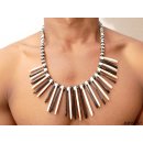 Horn/ Knochenkette Kafretete 60 cm Designmix Naturschmuck Ethno BIO &Ouml;KO - 60 % reduziert
