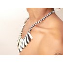 Horn/ Knochenkette Kafretete 60 cm Designmix Naturschmuck Ethno BIO &Ouml;KO - 60 % reduziert