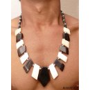 Horn/ Knochenkette Kafretete 60 cm Designmix Naturschmuck Ethno BIO &Ouml;KO - 60 % reduziert