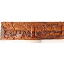 Wandrelief aus Palisanderholz horizontal Madagaskar 50 x 20 cm Restbest&auml;nde, dann nie wieder lieferbar !