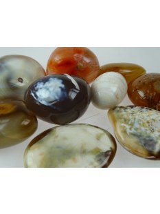 1 kg Handst&uuml;cken Handschmeichler Trommelstein Madagaskar Karneol polychrom poliert Heilstein Edelstein getrommelt Steinheilkunde