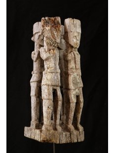 MF275 AloAlo Kopfskulptur von Grabstele der Mahafaly 4...