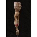 MF266 AloAlo Kopfskulptur, Fragment von Grabstele der Mahafaly Gendarm 26 cm 1940