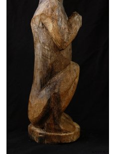 MF275 Vazimba Skulptur Saurier  Mensch 33 cm.