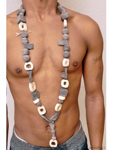 Horn/Knochen Langkette Kafola 120 cm = Code M