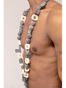 Horn/Knochen Langkette Kafola 120 cm = Code M