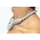 Hornkette Harikalis grau matt 50 cm - 30% reduziert