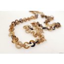 Horn Gliederkette Rojo hell poliert Fixl&auml;nge 90 cm