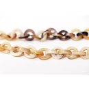 Horn Gliederkette Rojo hell poliert Fixl&auml;nge 90 cm