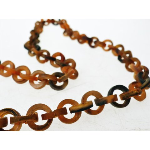 Horn Gliederkette Rojo antikbraun matt  Fixl&auml;nge 90 cm