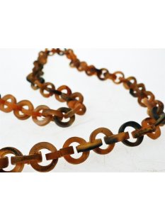 Horn Gliederkette Rojo antikbraun matt  Fixl&auml;nge 90 cm