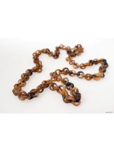 Horn Gliederkette Rojo antikbraun matt  Fixl&auml;nge 90 cm