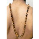 Horn Gliederkette Rojo antikbraun matt  Fixl&auml;nge 90 cm