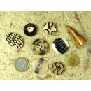 Horn Knopf. 20 mm unsortiert im Mix VE = 10 St&uuml;ck