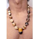 Horn/Natursamenkette Rabino 55 cm = Code F