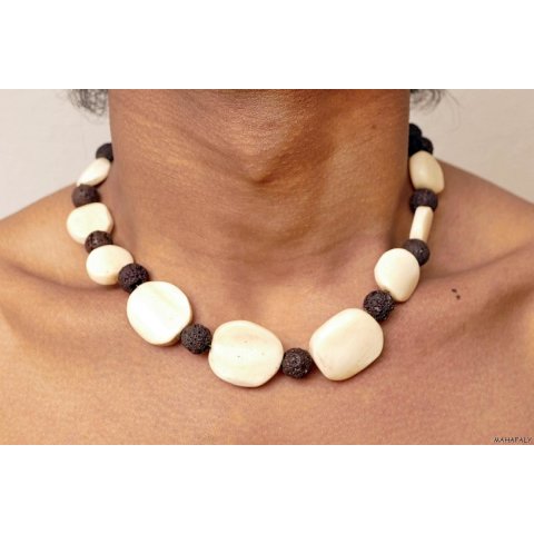 Knochenkette Karikata 50 cm Designmix = Code F