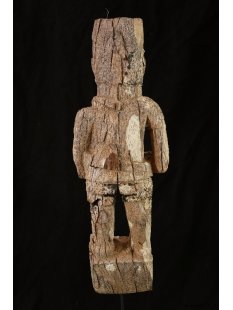 MF276 AloAlo Kopfskulptur von Grabstele der Mahafaly ein Gendarm  cm 1930