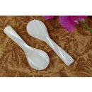 1x Kaviar Perlmuttl&ouml;ffel Lisias hell irisierend 7 cm Bio handmade fairtrade