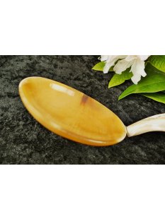 Sch&ouml;pfl&ouml;ffel Perlmutt + Horn Alexas oval 22 cm = Code G