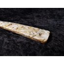 Salatl&ouml;ffel Platon Perlmutt braun Perlmuttsplitter in Epoxid oval 24 cm