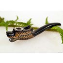 Horn Pfeife Drache Cannabis Hasch Tabak 11 cm = Code B
